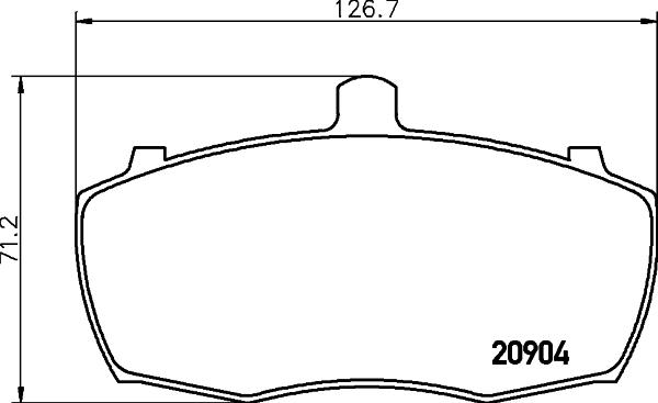 Pagid T0082 - Kit de plaquettes de frein, frein à disque cwaw.fr