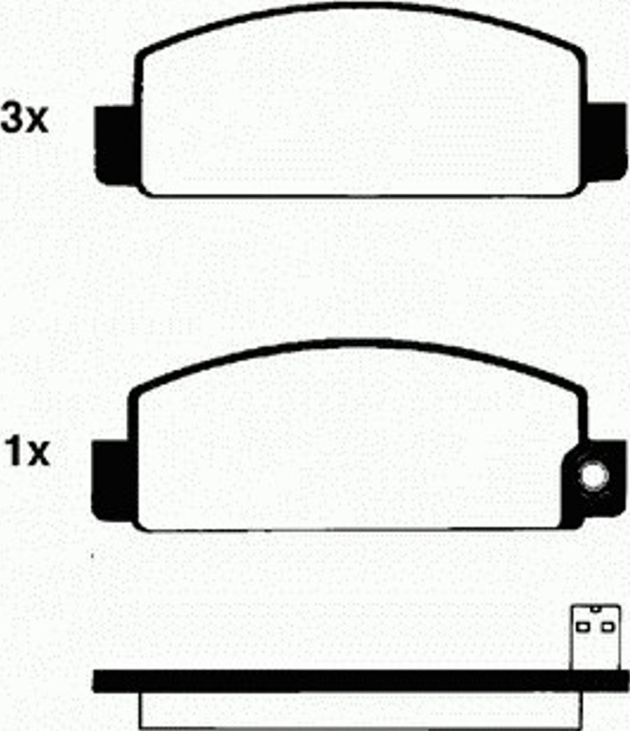 Pagid T0342 - Kit de plaquettes de frein, frein à disque cwaw.fr