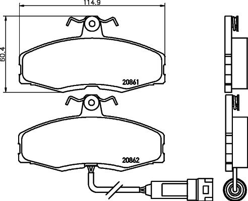 Pagid T0215 - Kit de plaquettes de frein, frein à disque cwaw.fr