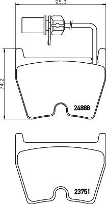 Pagid T1982 - Kit de plaquettes de frein, frein à disque cwaw.fr