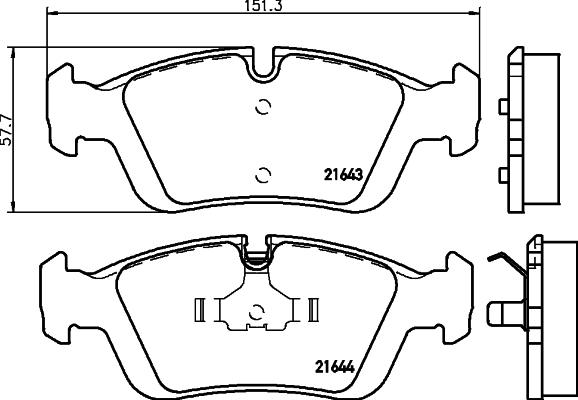 Pagid T1037 - Kit de plaquettes de frein, frein à disque cwaw.fr