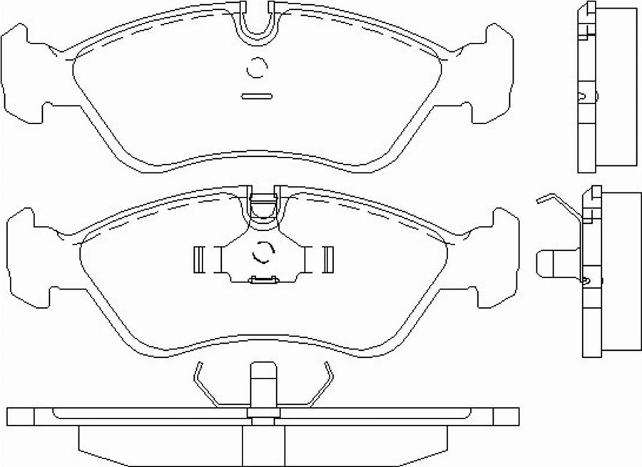 Pagid T1021 - Kit de plaquettes de frein, frein à disque cwaw.fr