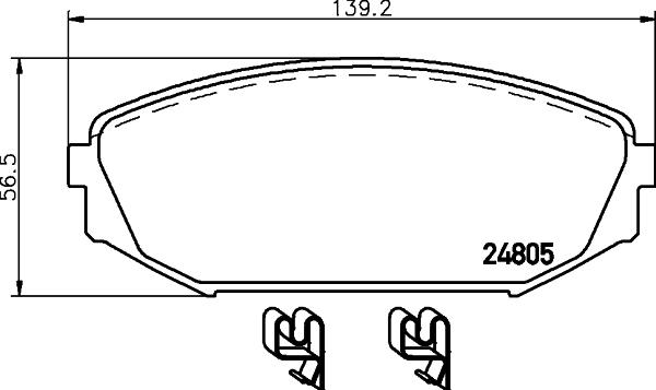 Pagid T1873 - Kit de plaquettes de frein, frein à disque cwaw.fr