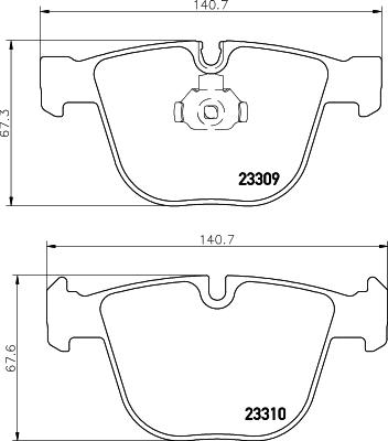 Pagid T1293 - Kit de plaquettes de frein, frein à disque cwaw.fr