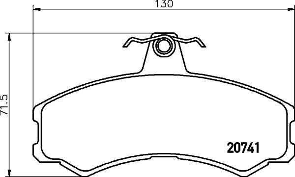 Pagid T1712 - Kit de plaquettes de frein, frein à disque cwaw.fr