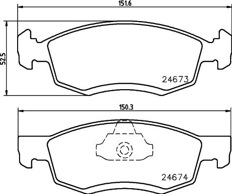 Pagid T1772 - Kit de plaquettes de frein, frein à disque cwaw.fr