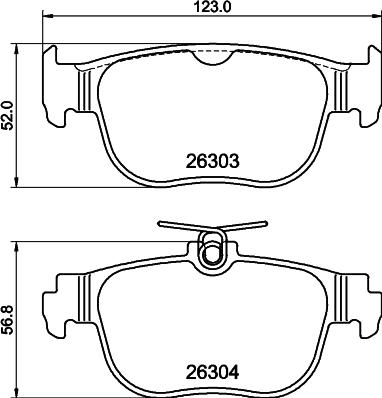 Pagid T2904 - Kit de plaquettes de frein, frein à disque cwaw.fr