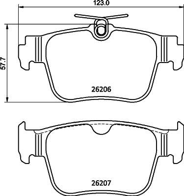 Pagid T2903 - Kit de plaquettes de frein, frein à disque cwaw.fr