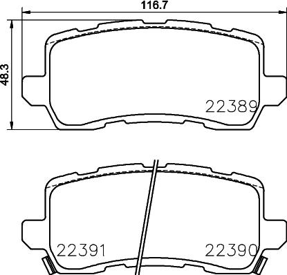 Pagid T2519 - Kit de plaquettes de frein, frein à disque cwaw.fr