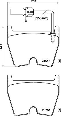 Pagid T2079 - Kit de plaquettes de frein, frein à disque cwaw.fr