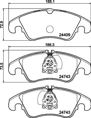 Pagid T2078 - Kit de plaquettes de frein, frein à disque cwaw.fr