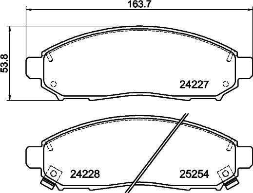 Pagid T2105 - Kit de plaquettes de frein, frein à disque cwaw.fr