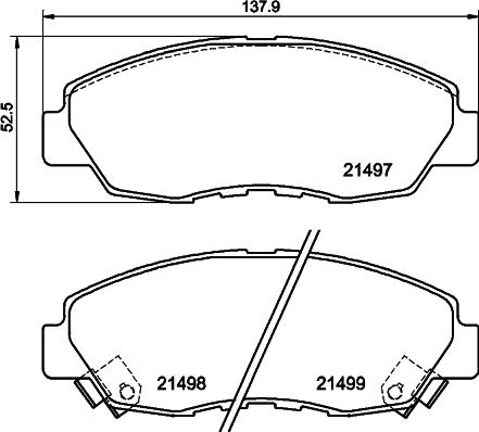 Pagid T2844 - Kit de plaquettes de frein, frein à disque cwaw.fr