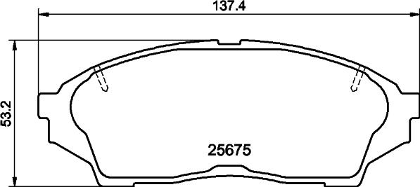 Pagid T2868 - Kit de plaquettes de frein, frein à disque cwaw.fr