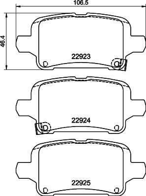 Pagid T2741 - Kit de plaquettes de frein, frein à disque cwaw.fr