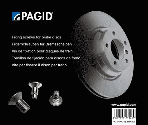 Pagid TPM1001 - Assortiment, vis cwaw.fr