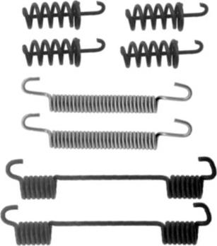 Pagid X0181 - Kit d'accessoires, mâchoires de frein de stationnement cwaw.fr