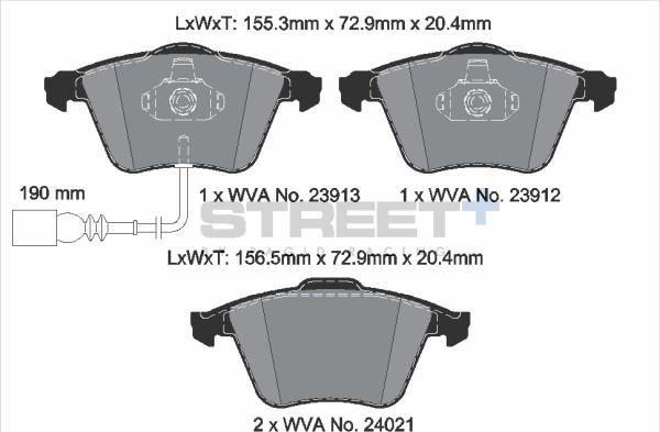 PAGID Racing T8048SP2001 - Kit de plaquettes de frein, frein à disque cwaw.fr