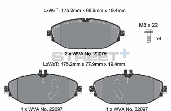 PAGID Racing T8010SP2001 - Kit de plaquettes de frein, frein à disque cwaw.fr