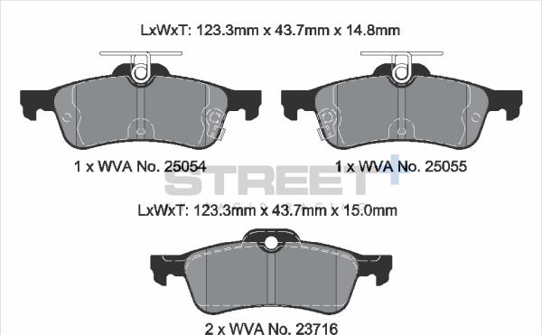 PAGID Racing T8196SP2001 - Kit de plaquettes de frein, frein à disque cwaw.fr