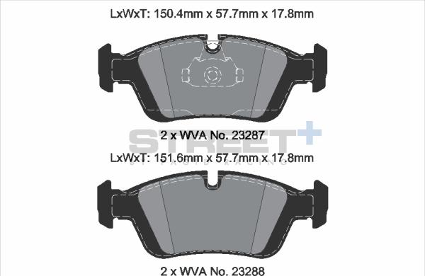 PAGID Racing T8168SP2001 - Kit de plaquettes de frein, frein à disque cwaw.fr