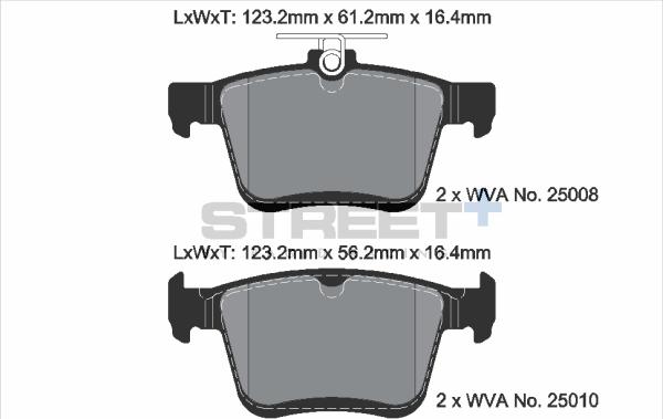 PAGID Racing T8101SP2001 - Kit de plaquettes de frein, frein à disque cwaw.fr