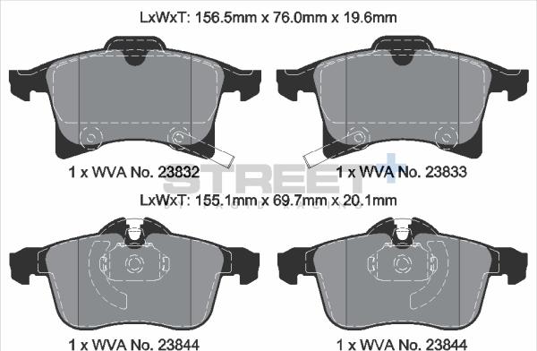 PAGID Racing T8179SP2001 - Kit de plaquettes de frein, frein à disque cwaw.fr