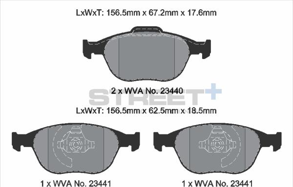 PAGID Racing T8174SP2001 - Kit de plaquettes de frein, frein à disque cwaw.fr