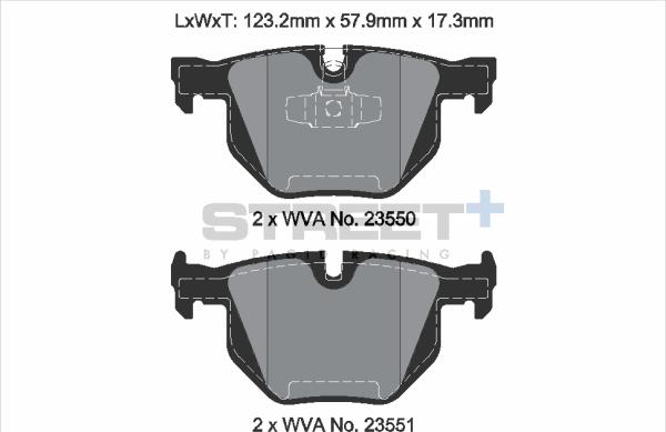 PAGID Racing T8298SP2001 - Kit de plaquettes de frein, frein à disque cwaw.fr