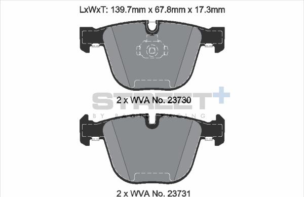 PAGID Racing T8297SP2001 - Kit de plaquettes de frein, frein à disque cwaw.fr