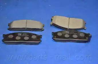 Parts-Mall PKB-004 - Kit de plaquettes de frein, frein à disque cwaw.fr