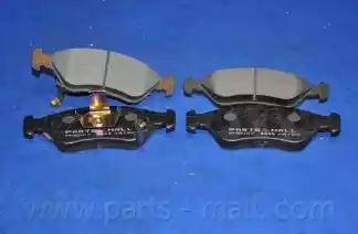 Parts-Mall PKB-007 - Kit de plaquettes de frein, frein à disque cwaw.fr