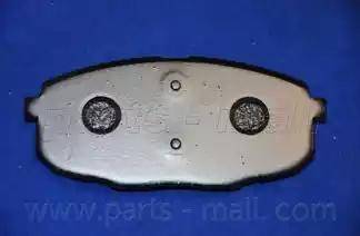 Parts-Mall PKB-035-S - Kit de plaquettes de frein, frein à disque cwaw.fr