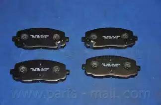 Parts-Mall PKB-023-S - Kit de plaquettes de frein, frein à disque cwaw.fr