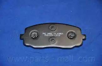 Parts-Mall PKB-023-S - Kit de plaquettes de frein, frein à disque cwaw.fr