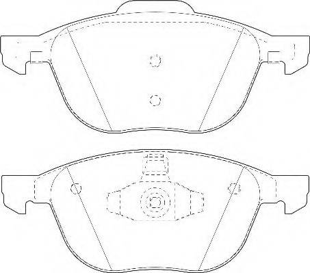 Parts-Mall PKH-006 - Kit de plaquettes de frein, frein à disque cwaw.fr