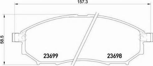 Parts-Mall PKW-012 - Kit de plaquettes de frein, frein à disque cwaw.fr