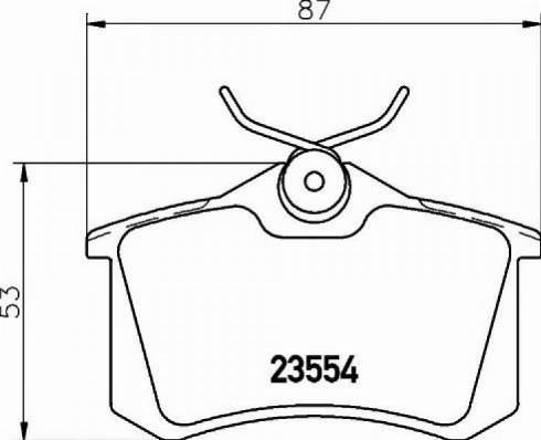 Parts-Mall PKX-004 - Kit de plaquettes de frein, frein à disque cwaw.fr