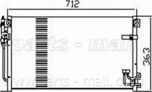 Parts-Mall PXNCG-009 - Condensateur, climatisation cwaw.fr