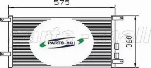 Parts-Mall PXNCX-002X - Condensateur, climatisation cwaw.fr