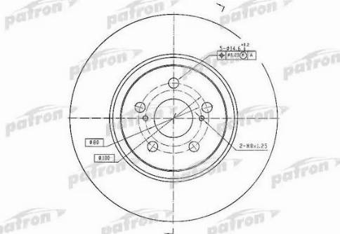 Patron PBD4415 - Disque de frein cwaw.fr