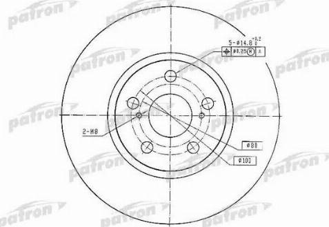 Patron PBD4416 - Disque de frein cwaw.fr