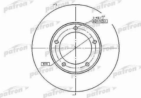 Patron PBD4506 - Disque de frein cwaw.fr