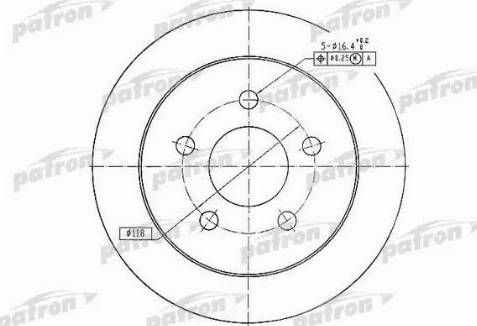 Patron PBD4049 - Disque de frein cwaw.fr