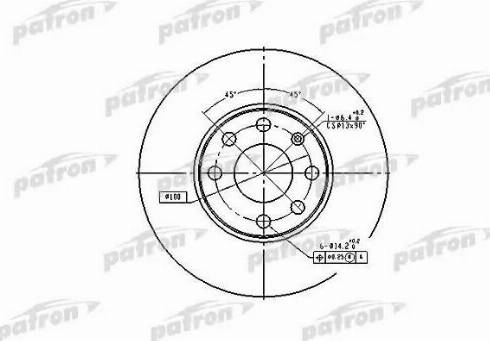 Patron PBD4042 - Disque de frein cwaw.fr