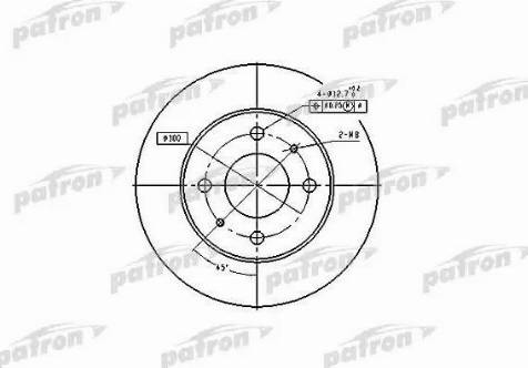 Patron PBD4019 - Disque de frein cwaw.fr