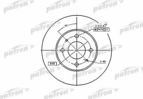 Patron PBD4018 - Disque de frein cwaw.fr