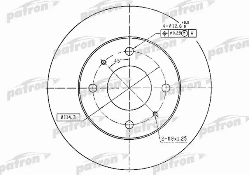 Patron PBD4081 - Disque de frein cwaw.fr