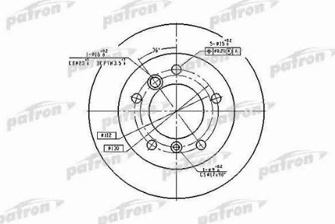 Patron PBD4088 - Disque de frein cwaw.fr