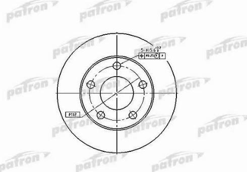 Patron PBD4026 - Disque de frein cwaw.fr